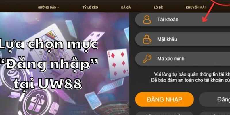 Cách Thực Hiện Đăng Nhập uw88